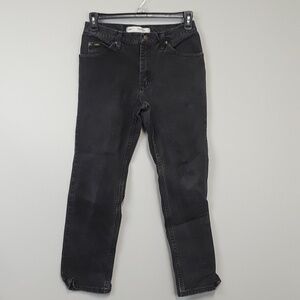 LEE regular fit straight leg black jeans size 31